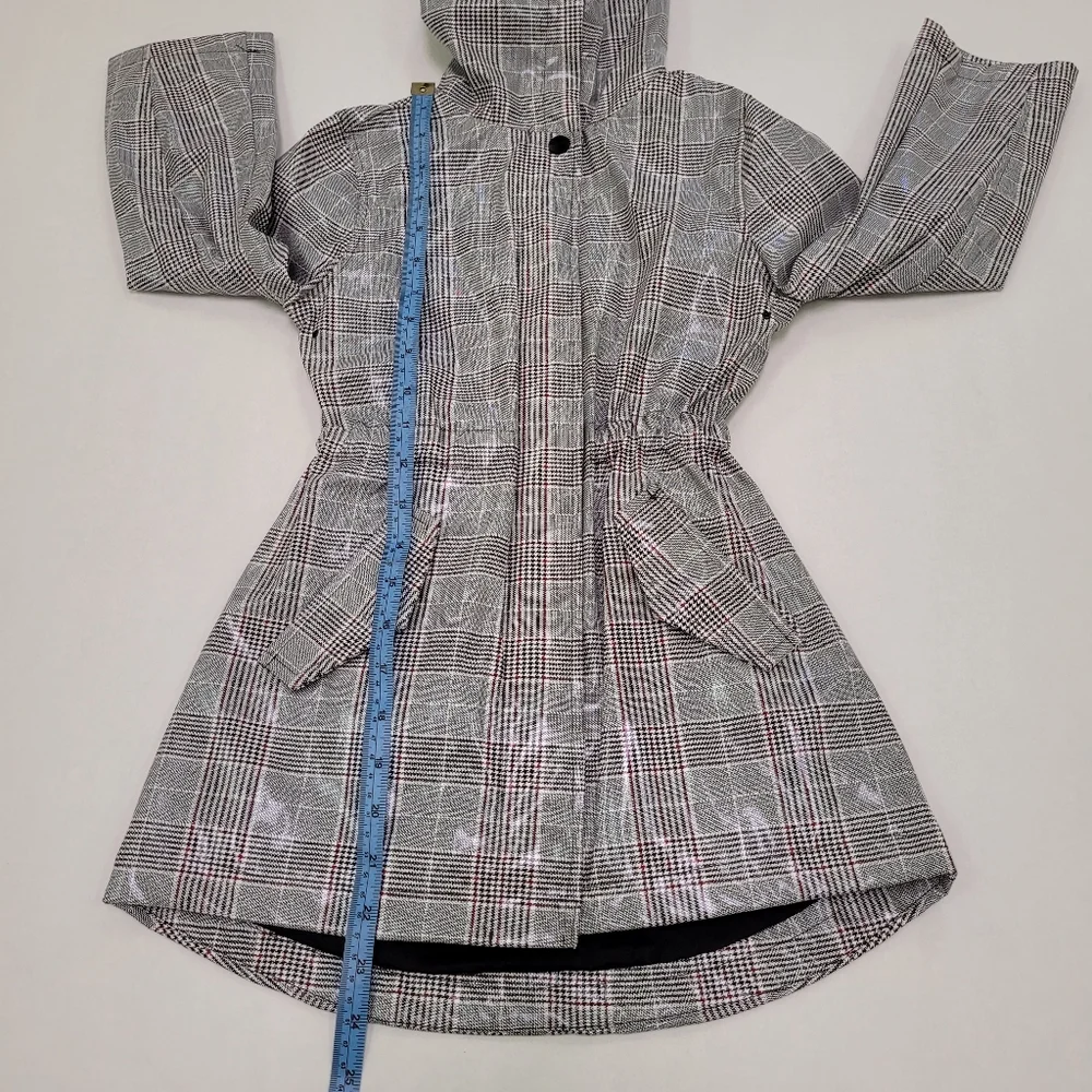 Urban Republic Girls Plaid Anorak Rain Coat